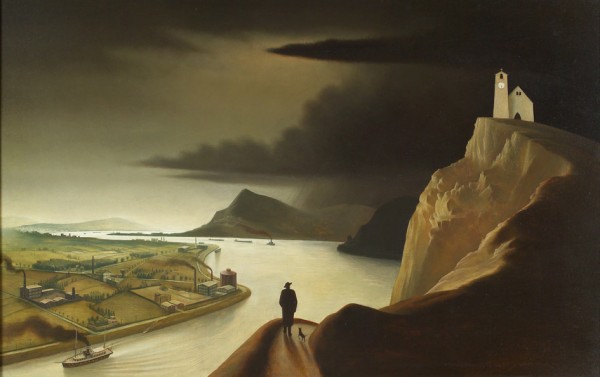 Franz Sedlacek: Industrielandschaft (1934); Privatbesitz; © Bildrecht, Wien, 2014