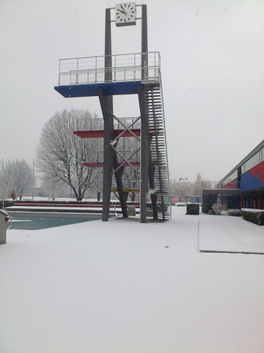 Tivoli Freibad, Sprungturm (Foto: ©susannegurschler)